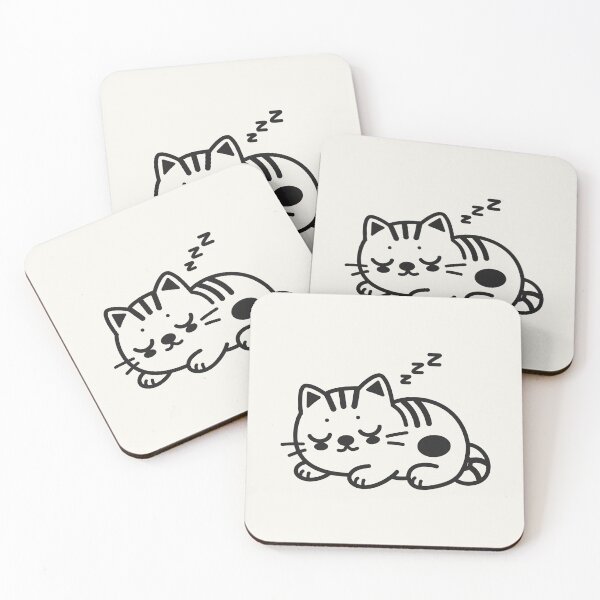 Item preview, Cute Lazy Black Cat Vibes designed and sold by Moodprint5.