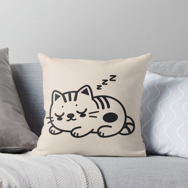 Item preview, Cute Lazy Black Cat Vibes designed and sold by Moodprint5.