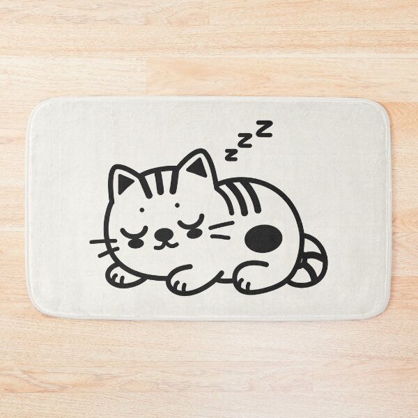 Item preview, Cute Lazy Black Cat Vibes designed and sold by Moodprint5.
