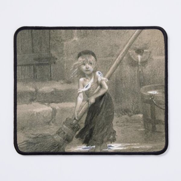Item preview, Young Cosette sweeping designed and sold by SharonTheFirst.
