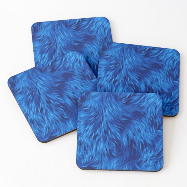 Item preview, Puppet Fur In Blue designed and sold by calypso-designs.