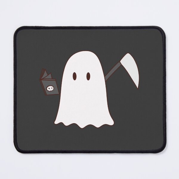 Item preview, Cute Ghost Grim Reaper Reading Spellbook Halloween designed and sold by Zmonz.