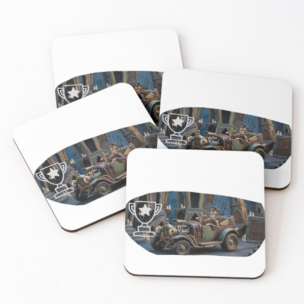 Item preview, Claymation driver with vintage gothic car. designed and sold by CocoPeak.