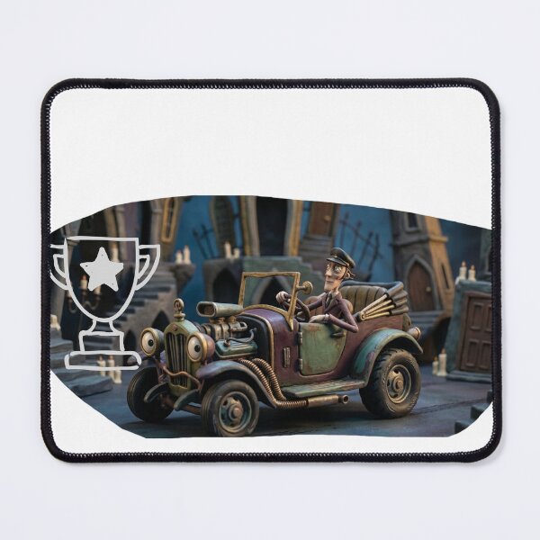 Item preview, Claymation driver with vintage gothic car. designed and sold by CocoPeak.