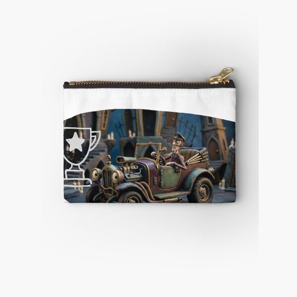 Item preview, Claymation driver with vintage gothic car. designed and sold by CocoPeak.