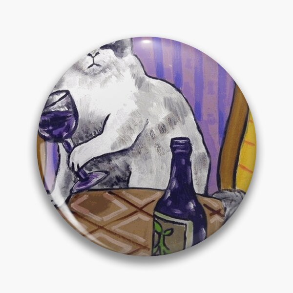Item preview, Sophisticated Wine Cat designed and sold by NumaDelatour.