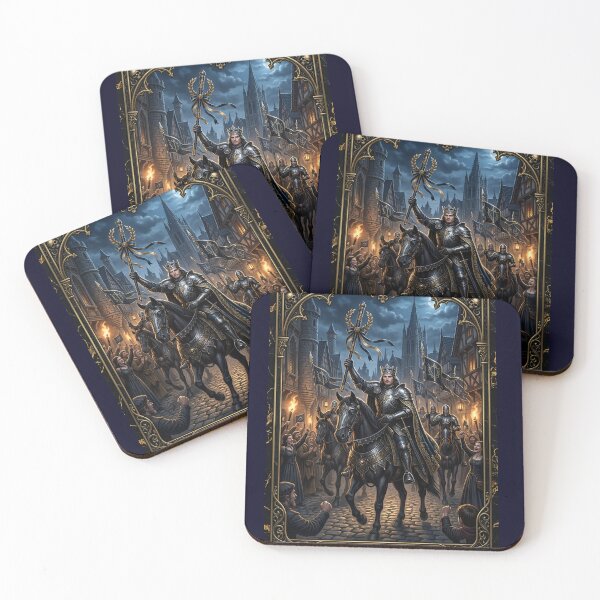 Item preview, Six of Rods - tarot card designed and sold by Studio77-Gothic.