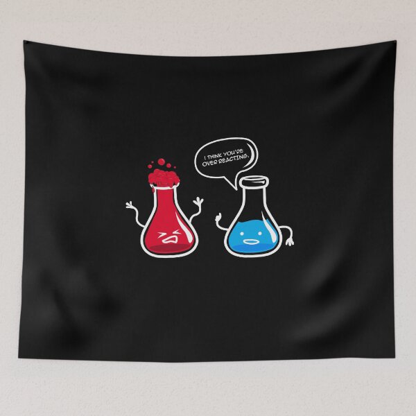 Item preview, I Think Youre Overreacting Funny Chemistry Pun designed and sold by spellmadebylee.