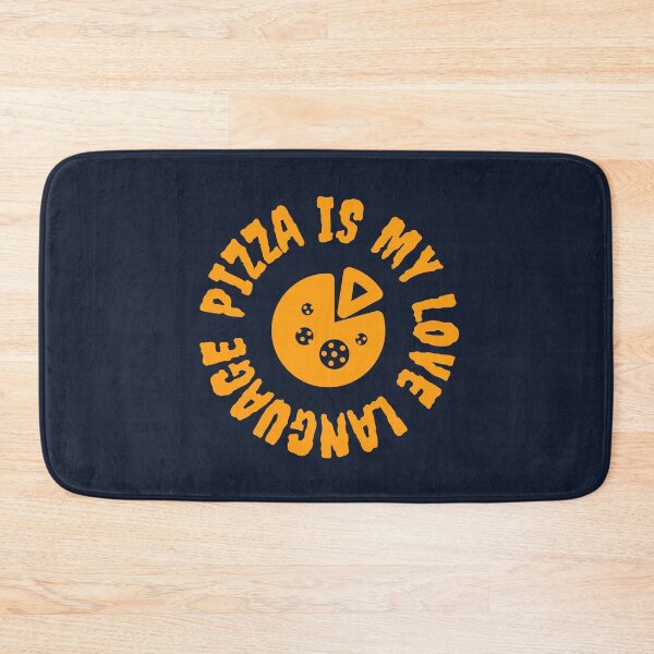 Item preview, Pizza Is My Love Language Retro Badge designed and sold by Moodprint5.