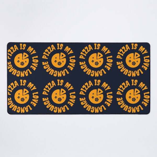 Item preview, Pizza Is My Love Language Retro Badge designed and sold by Moodprint5.