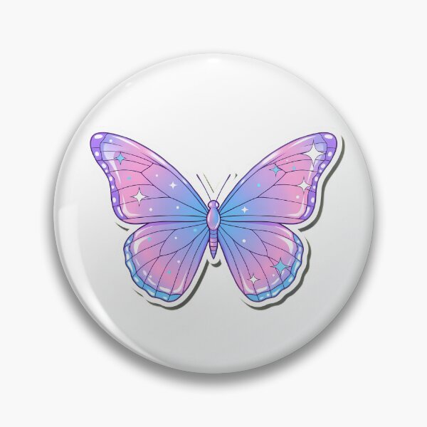 Item preview, Y2K Holographic Sparkle Butterfly Design designed and sold by Linework Studio.