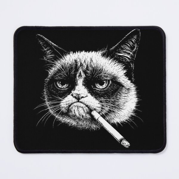 Item preview, SMOKING GRUMPY CAT designed and sold by robbyiodized.