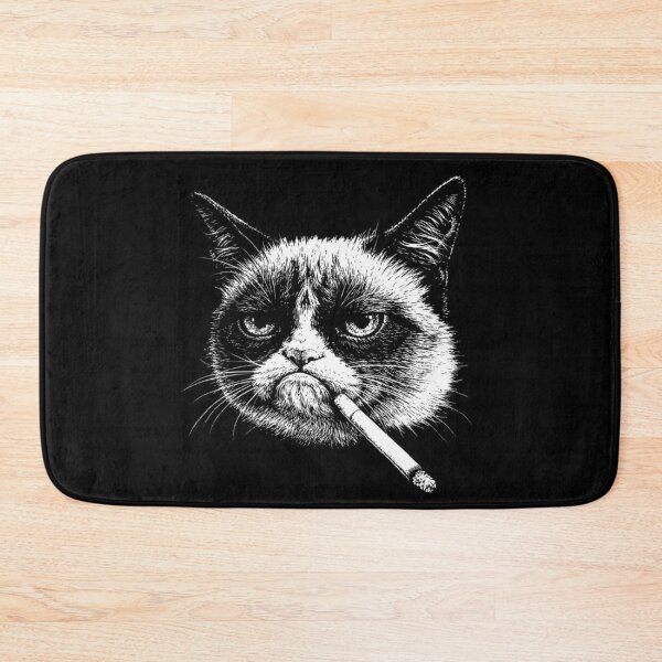 Item preview, SMOKING GRUMPY CAT designed and sold by robbyiodized.