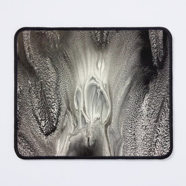 Item preview, Flame - Black and white acrylic pour designed and sold by FlowingFreedom.