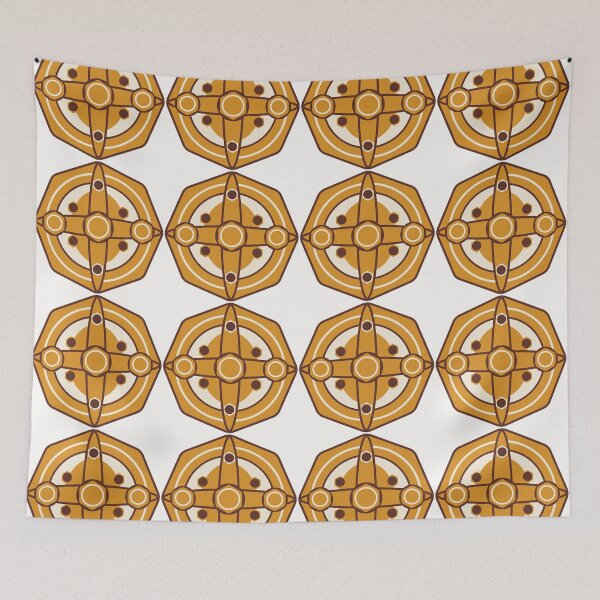 Item preview, Mid Century Modern 70s Retro Geometric Medallion designed and sold by Moodprint5.