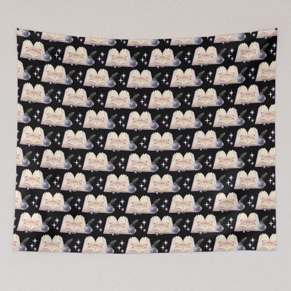 Item preview, Dark Academia Magic Books Pattern designed and sold by Zaya_art.