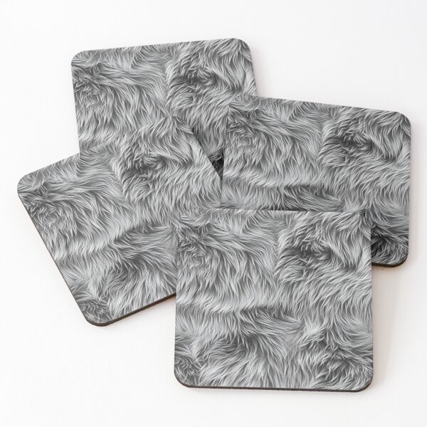 Item preview, Puppet Fur In Gray designed and sold by calypso-designs.