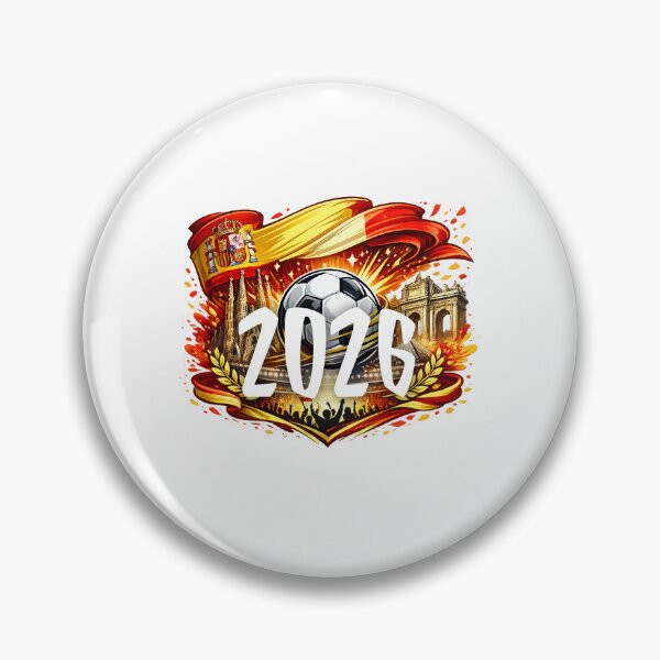 Item preview, Spain FIFA World Cup Trophy 2026 Football Soccer Fan Design  designed and sold by t-patterns.