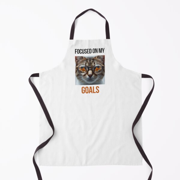 Item preview, Focused On My Goals - Funny Cat Lover Design designed and sold by Moodprint5.