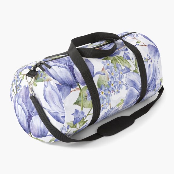 Item preview, Blue Anemone Watercolour Floral Pattern designed and sold by GabrielleStudio.
