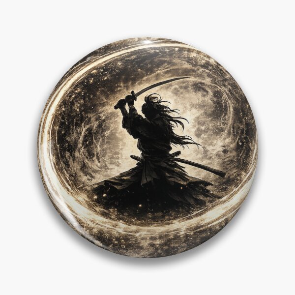 Item preview, Moon Enso Samurai Silhouette designed and sold by  Silent Japan Studio.