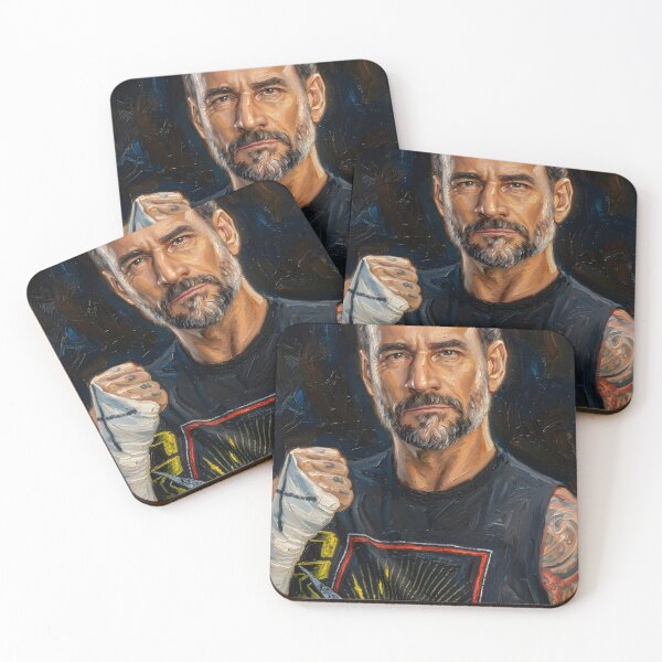 Item preview, Cm Punk Oil Painting designed and sold by maretsad.