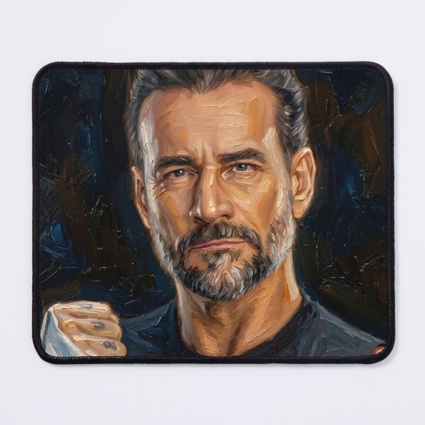 Item preview, Cm Punk Oil Painting designed and sold by maretsad.