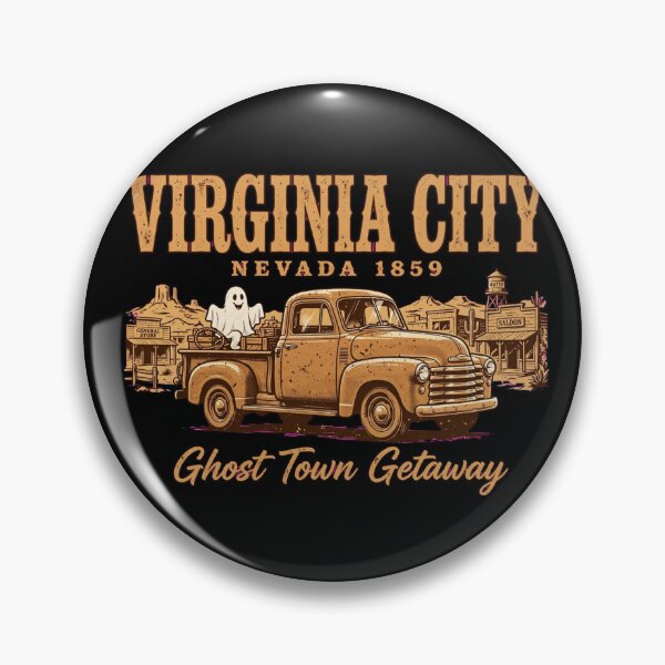 Item preview, Virginia City Nevada 1859 Ghost Town Getaway Vintage Truck Ghost Falltober designed and sold by Yellowriversss.