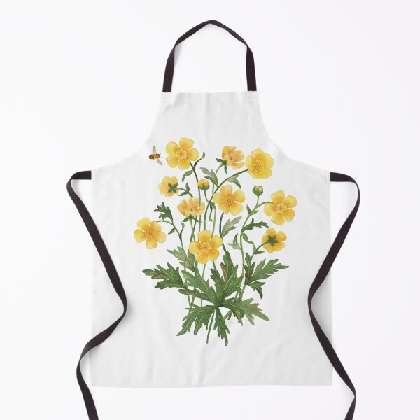 Item preview, Buttercup, Bee and Ladybird Watercolor Art designed and sold by GabrielleStudio.