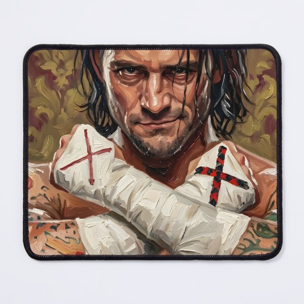 Item preview, Cm Punk Oil Painting designed and sold by maretsad.