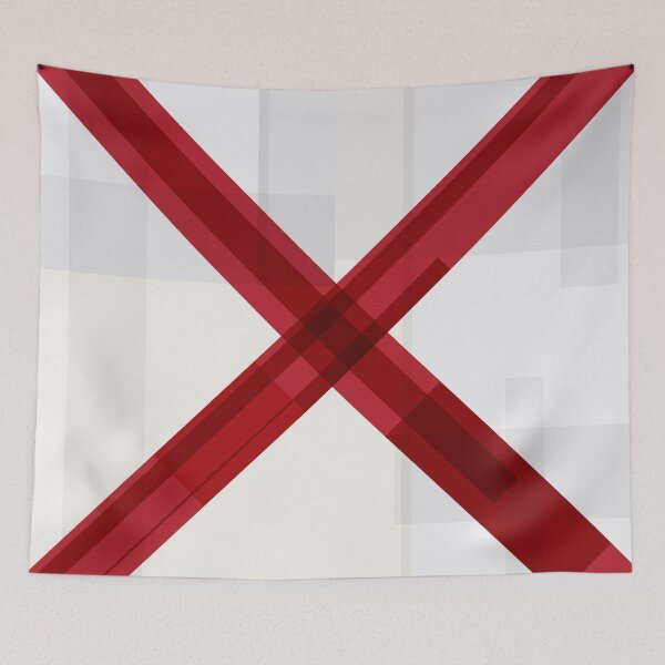 Item preview, Alabama flag designed and sold by fimbisdesigns.