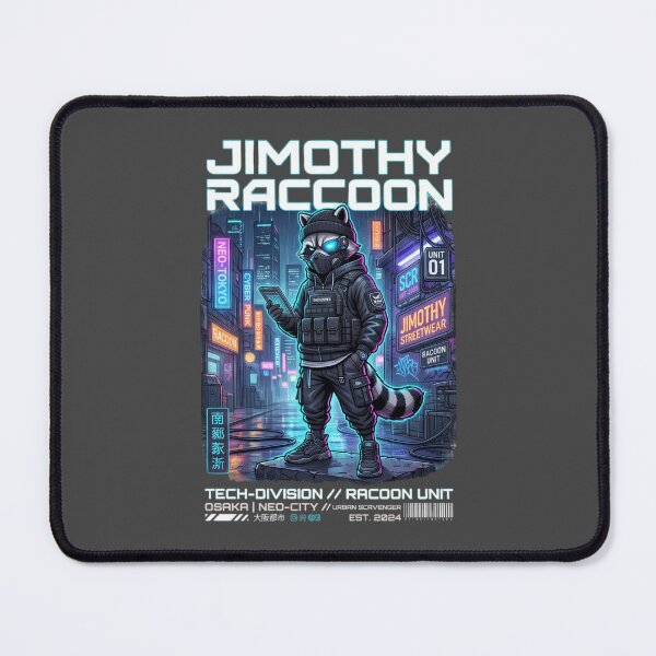 Item preview, Cyber Jimothy Raccoon designed and sold by lokabrand.