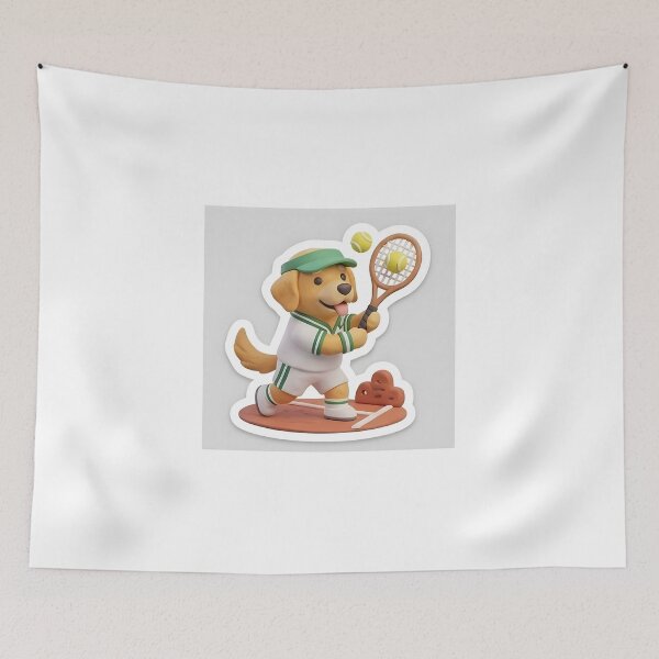 Item preview, tennis doggy designed and sold by habeeb66shop.