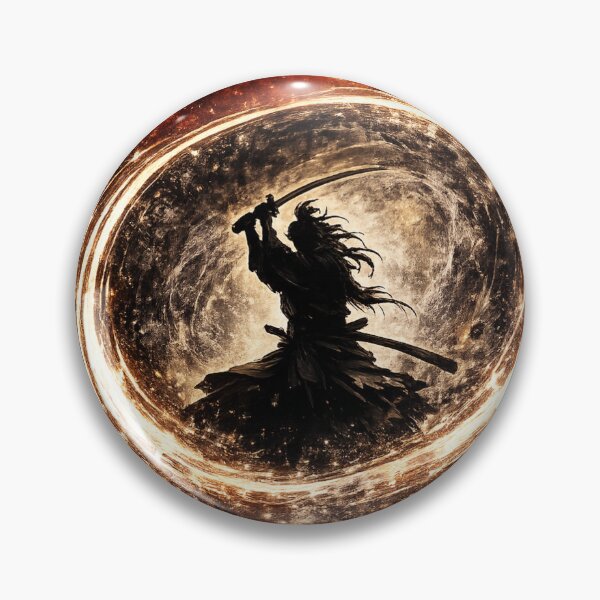 Item preview, Sun Enso Samurai Silhouette designed and sold by  Silent Japan Studio.