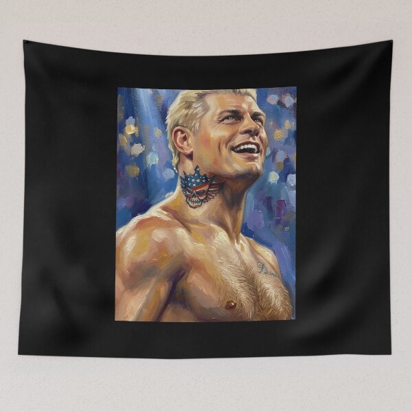 Item preview, Cody Rhodes Oil Painting designed and sold by maretsad.