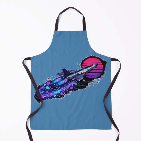 Item preview, Neon Retro Anime Spaceship Warp Trail designed and sold by KungPowUnicorn.