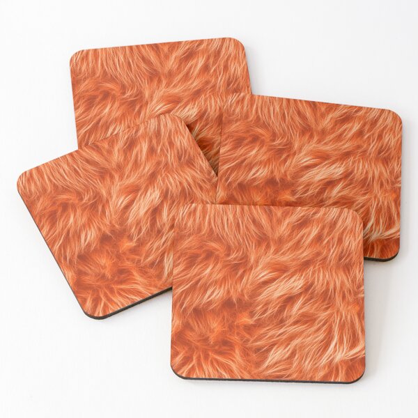 Item preview, Puppet Fur In orange. designed and sold by calypso-designs.