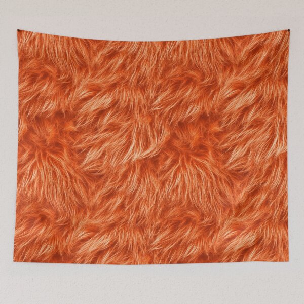 Item preview, Puppet Fur In orange. designed and sold by calypso-designs.