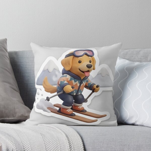 Item preview, skiying doggy mount designed and sold by habeeb66shop.