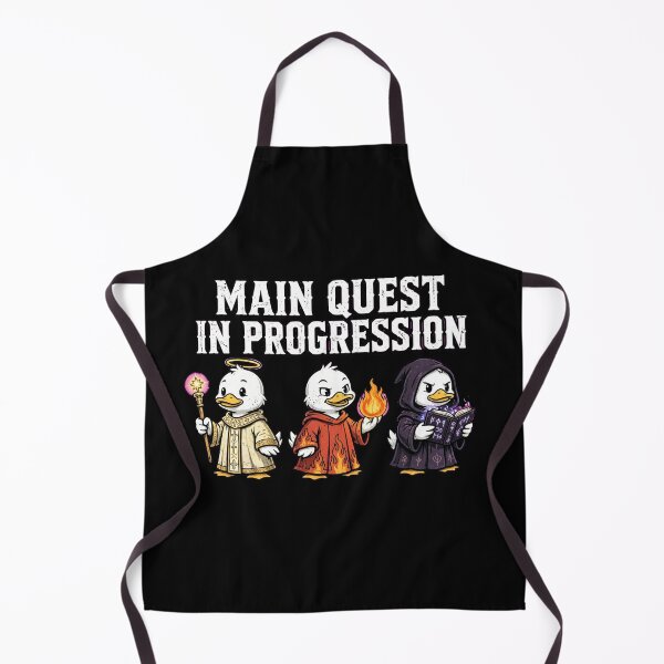 Item preview, Main Quest In Progression Cute Duck Wizard Cleric Warlock Party main designed and sold by Yellowriversss.