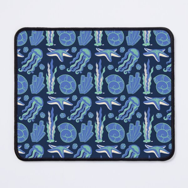 Item preview, Ocean Life Seamless Pattern designed and sold by Zaya_art.