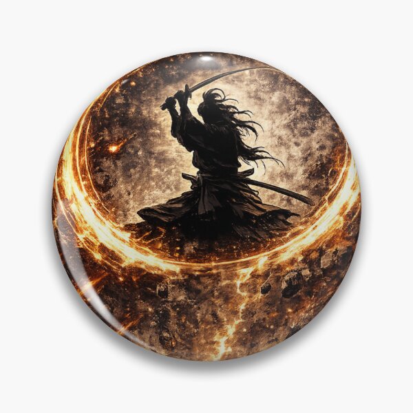 Item preview, Lava Enso Samurai Silhouette designed and sold by  Silent Japan Studio.