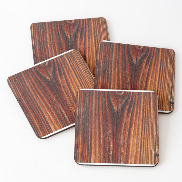 Item preview, Fiery Amber Burnt Wood Texture with Vibrant Grain and Knots designed and sold by NorthWild.