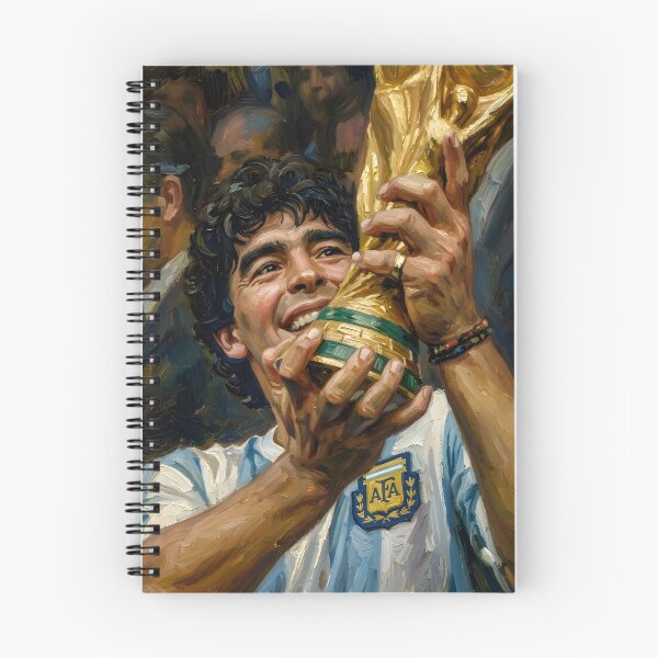 Item preview, Diego Maradona Oil Painting designed and sold by maretsad.