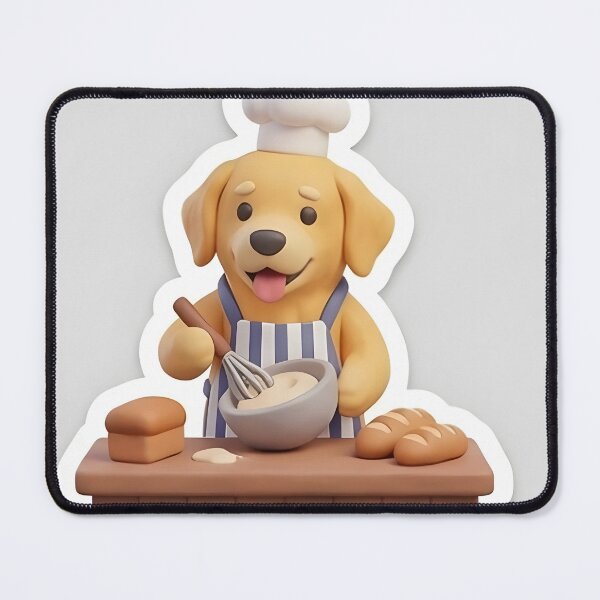 Item preview, dog baking designed and sold by habeeb66shop.
