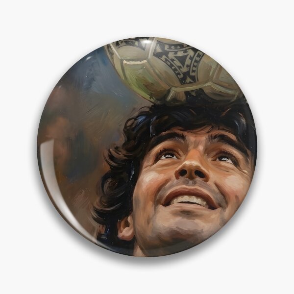 Item preview, Diego Maradona Oil Painting designed and sold by maretsad.
