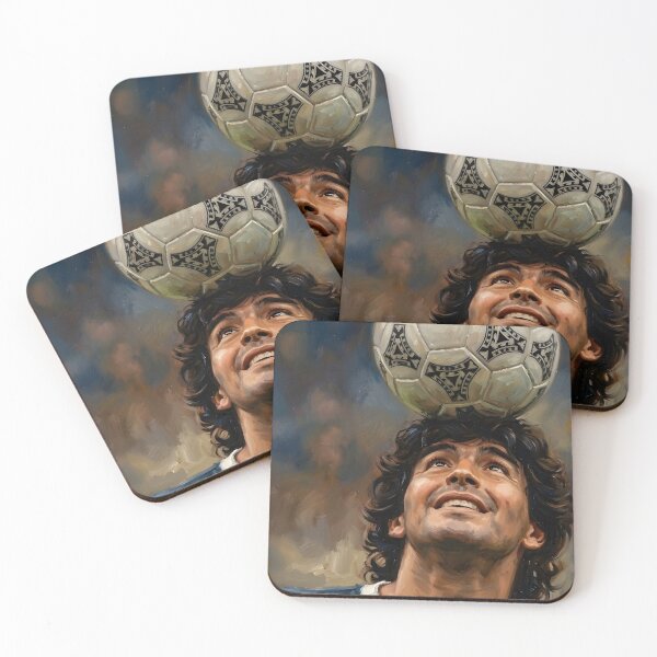 Item preview, Diego Maradona Oil Painting designed and sold by maretsad.