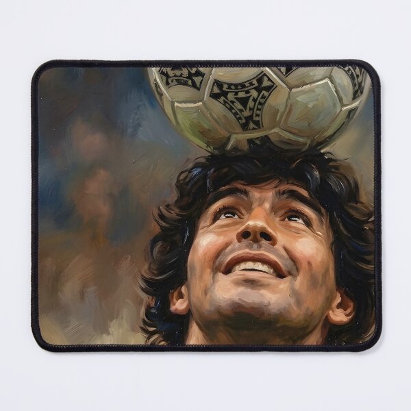 Item preview, Diego Maradona Oil Painting designed and sold by maretsad.