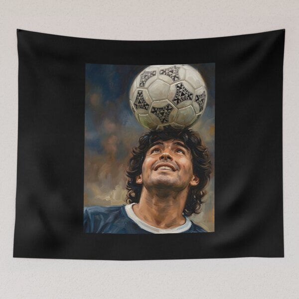 Item preview, Diego Maradona Oil Painting designed and sold by maretsad.