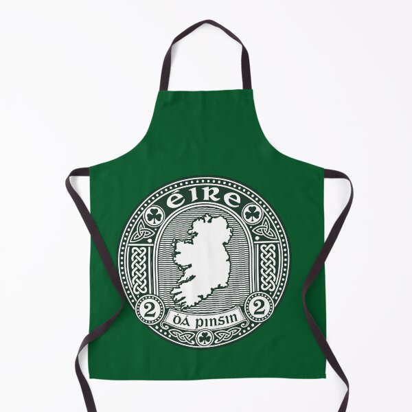 Item preview, Irish Vintage Green And White designed and sold by canvasriddle.